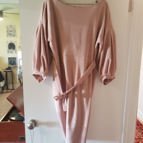 Off the Shoulder Wrap Midi Dress (Boohoo) - New, never worn - Picture 4 of 5